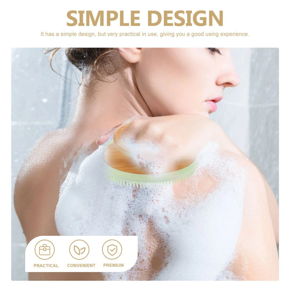 Bath Brush Silicone Body Scrubber Multi-functional Exfoliating Exfoliator