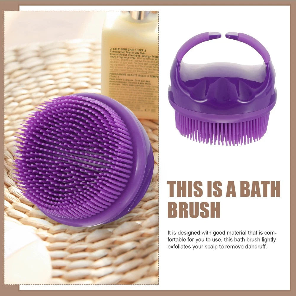 Bath Brush Child Man Soft Silicone Body Scrubber Exfoliating Shower