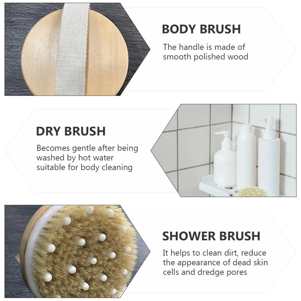 Bath Brush Body Scrubber Exfoliator Exfoliating for Bathing Tool