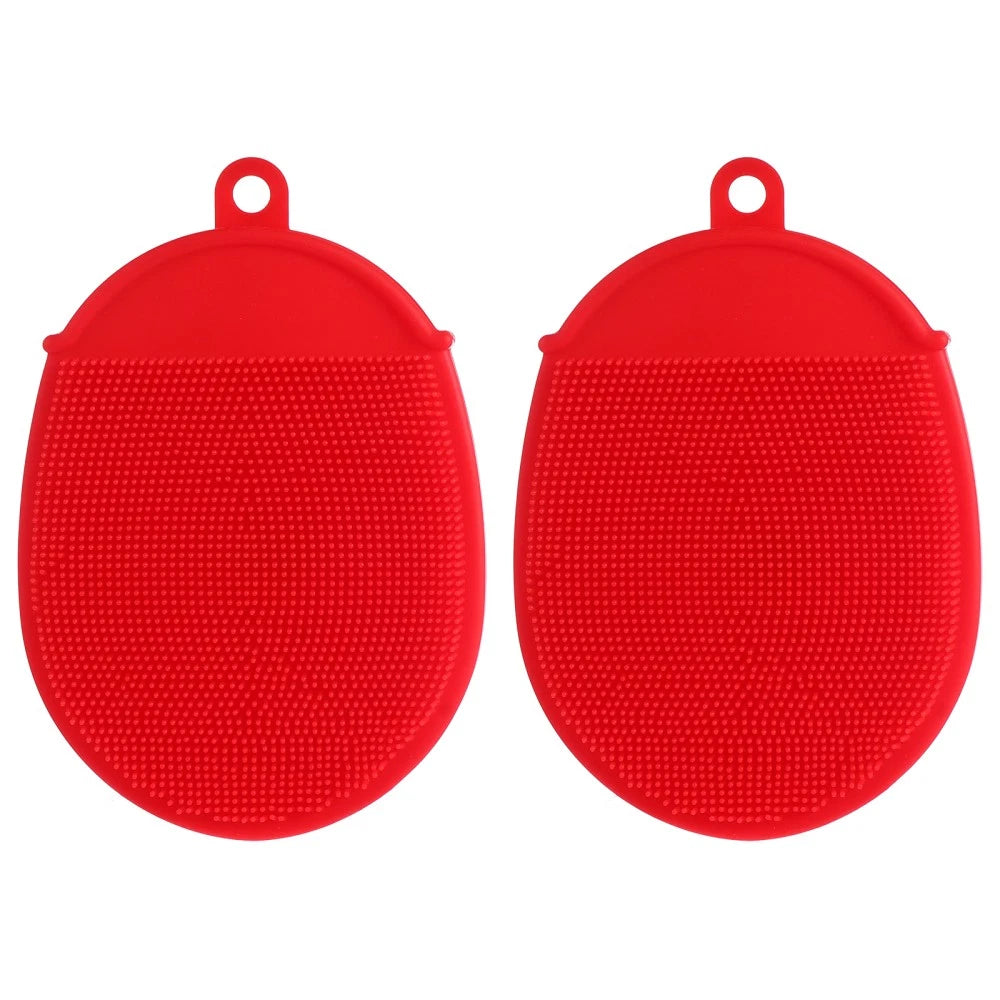 2 Pcs Bath Brush Body Scrubbers Baby Newborn Exfoliating Dry Brushing