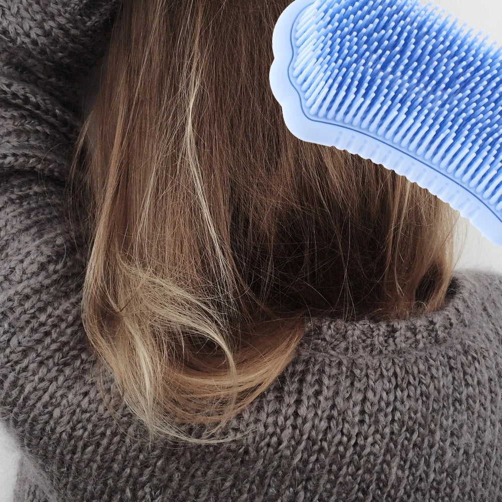 Cleaning Shampoo Comb Shower Exfoliator Men and Women Hair Washing Brush