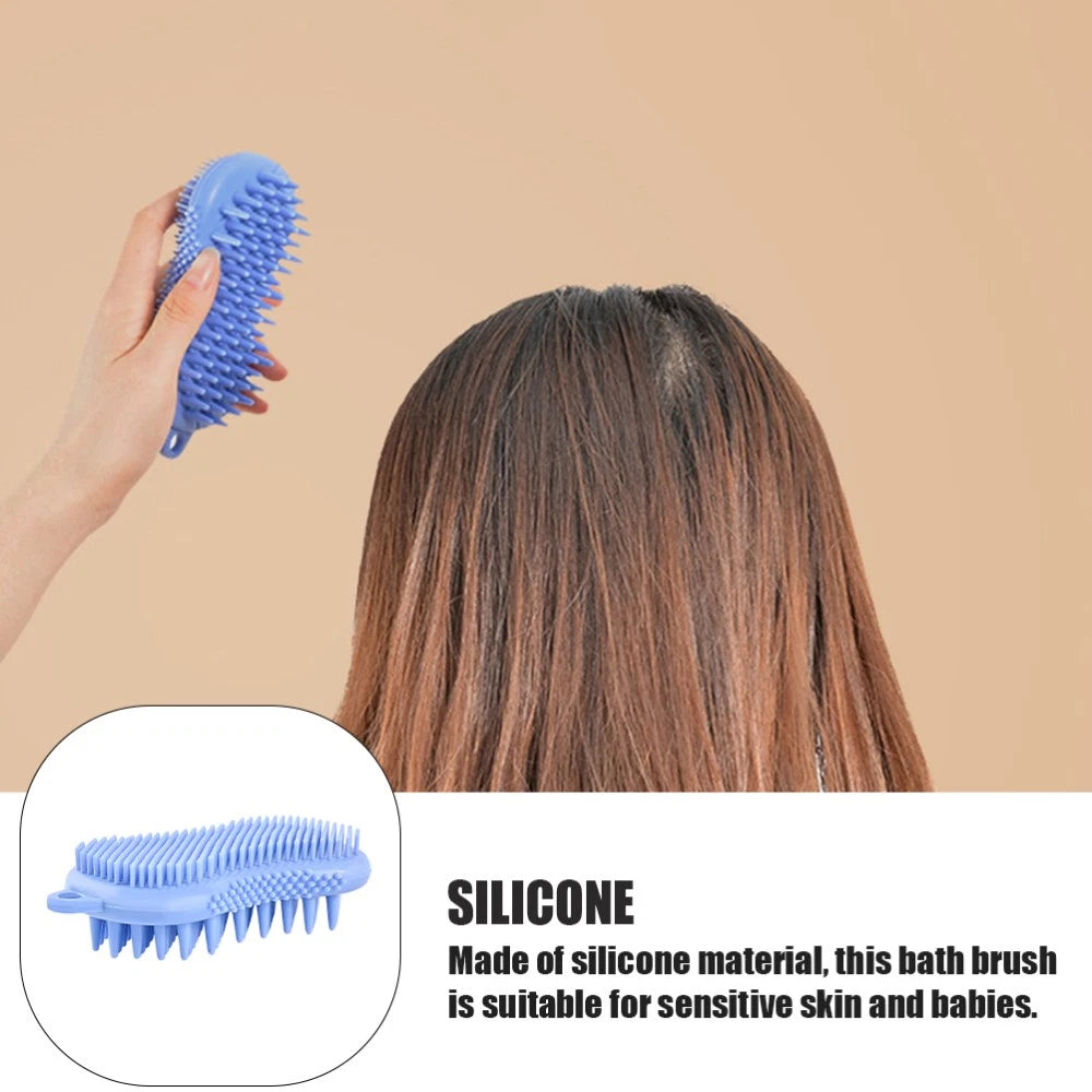 Bath Massage Child Body Scrubber Exfoliator Silicone Brushes