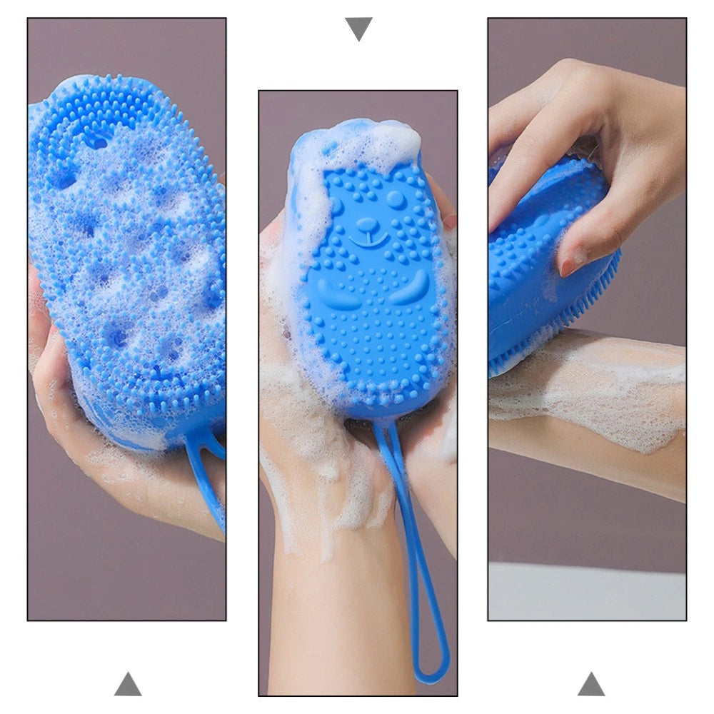 1 Pc Brush Strong Rub Mud Brush (Blue) Rub Mud Brush Bath Brush