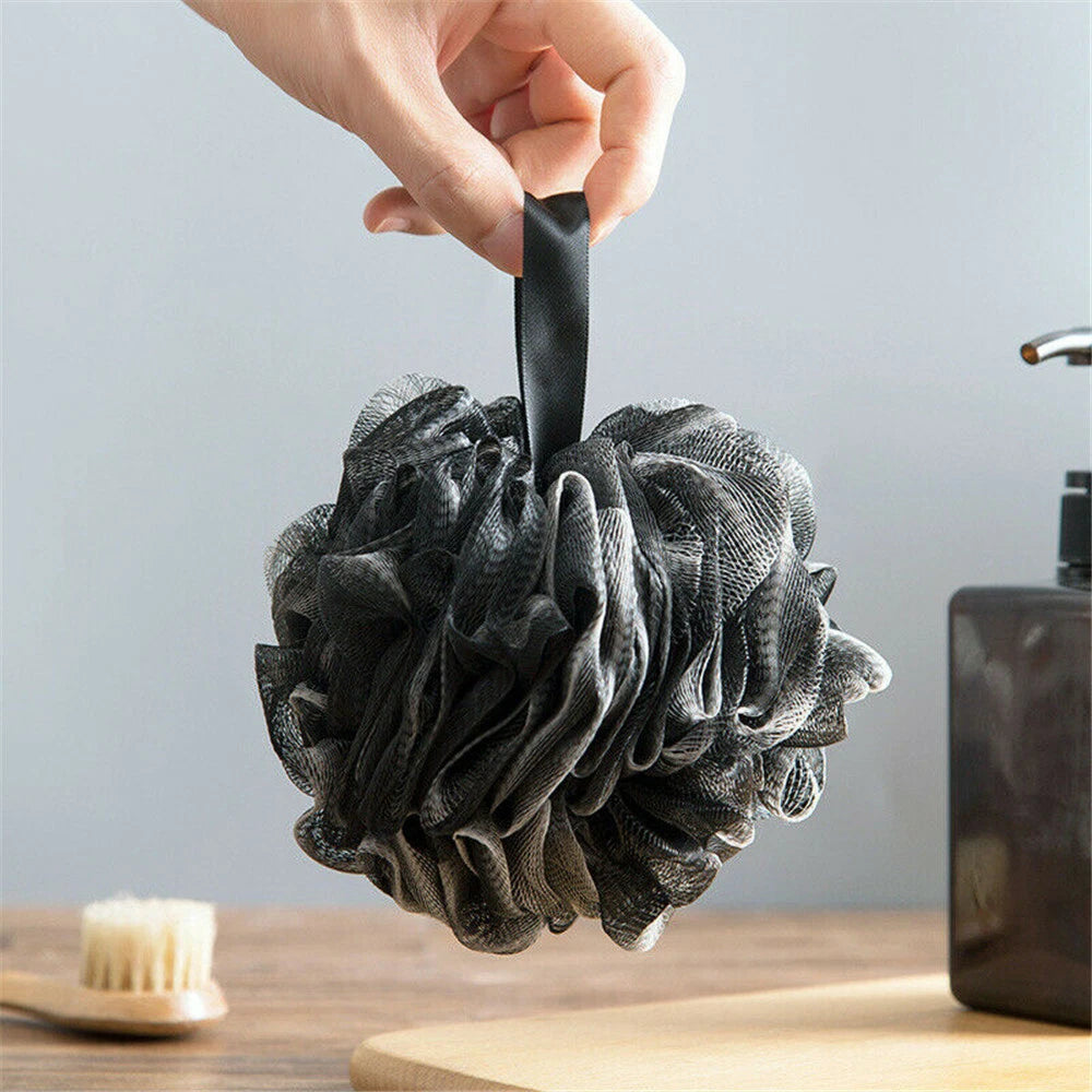 Large Bath Shower Scrub Exfoliating Body Brush Scrubber Sponge Ball Mesh Puff`-
