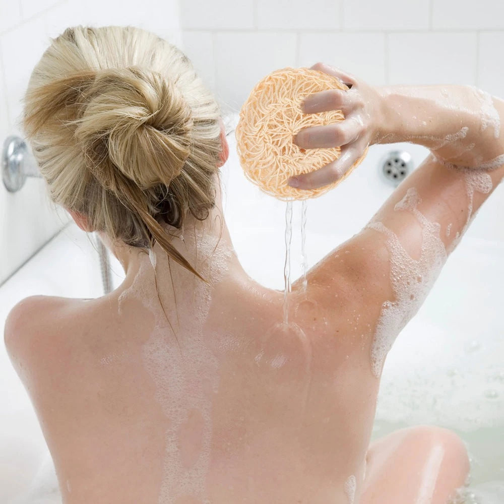 2 Pcs Sisal Bath Brush Man Mother Products Washing Scrubbers Shower Balls
