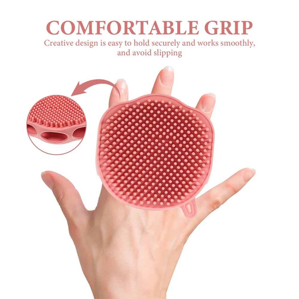 2 Pcs Shampoo Bath Brush Child Shower Scrubber Exfoliating Brushes