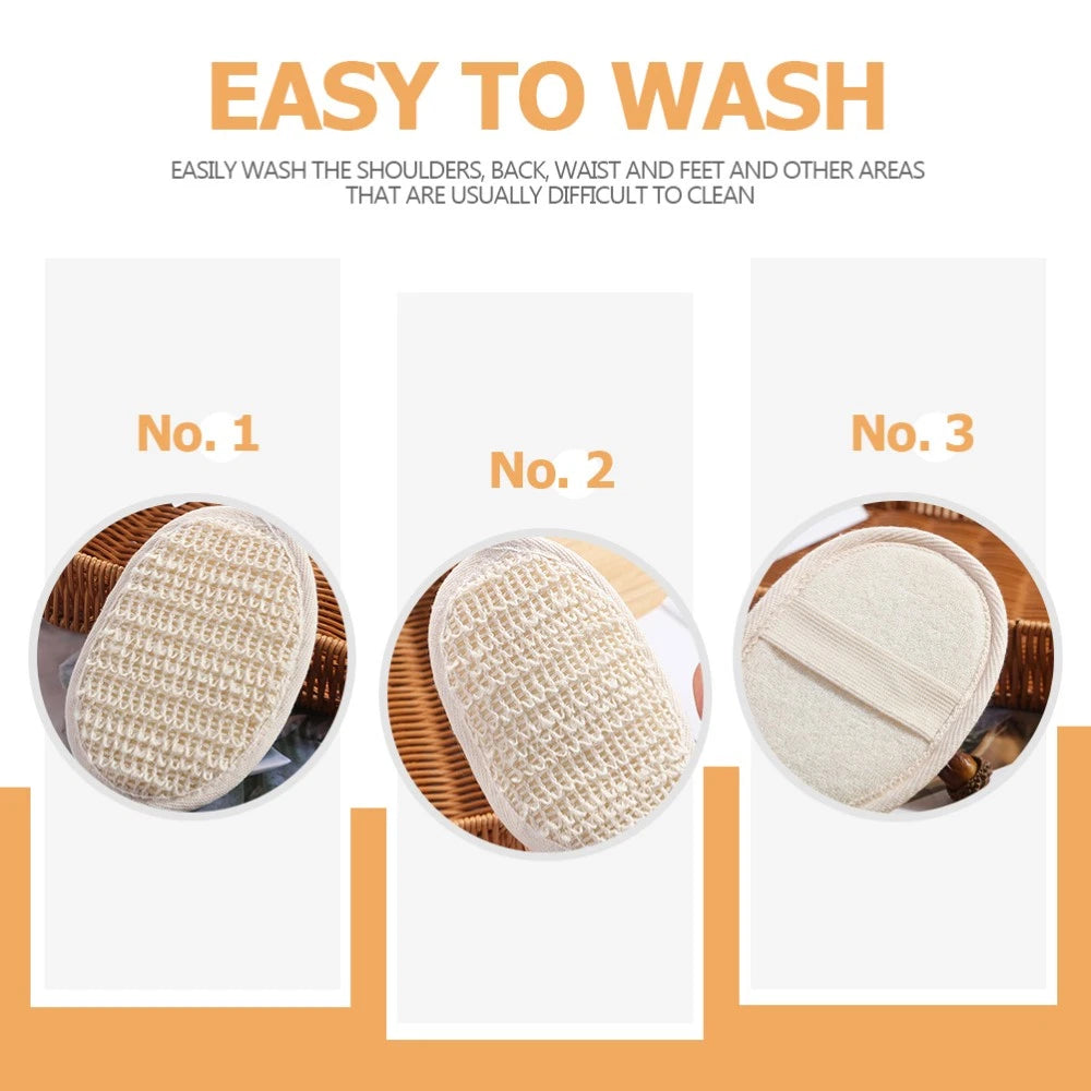 6 Pcs Bath Scrubber Body Sponges for Shower Baby Exfoliator Brush