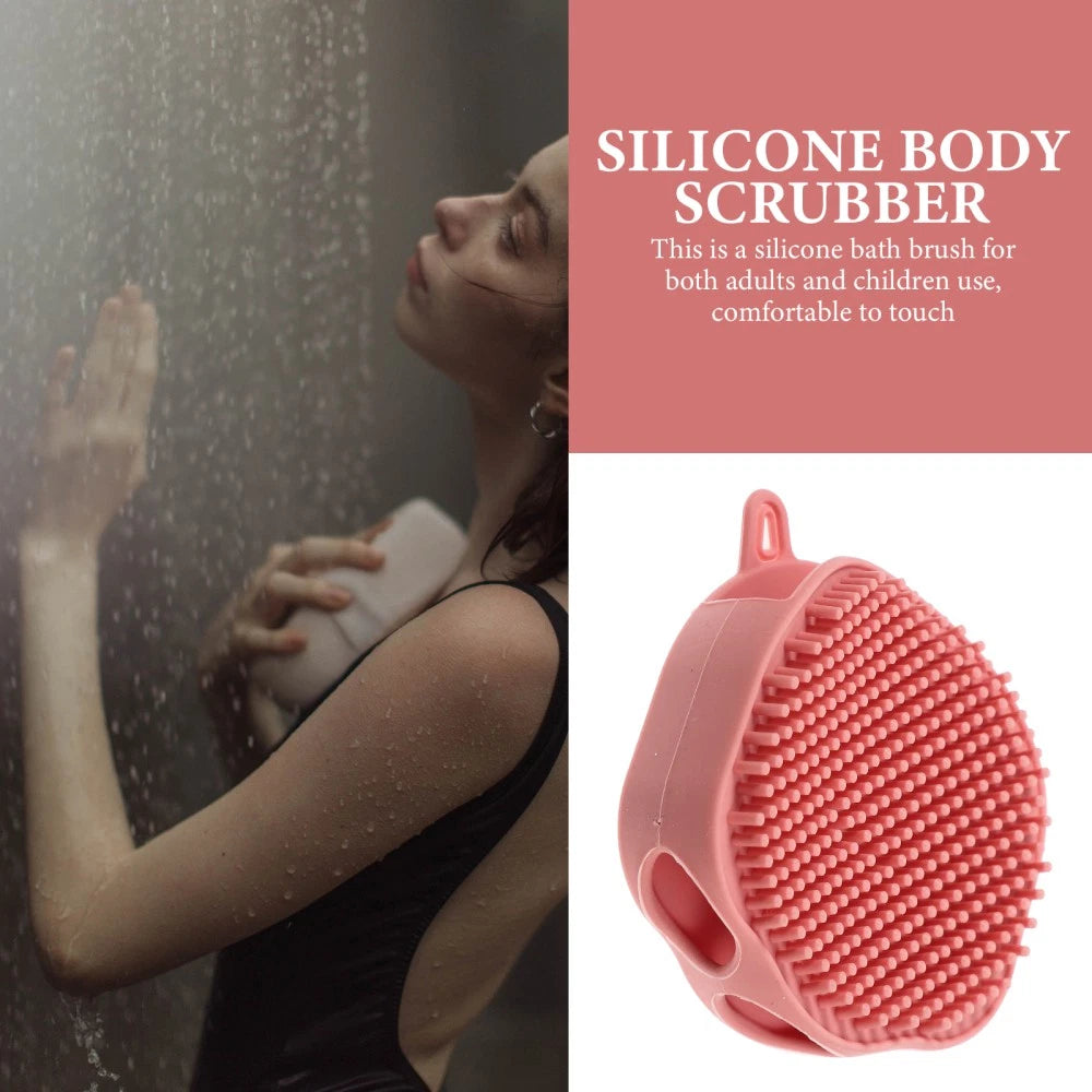 Bath Brush Skin Scrubber Exfoliator Exfoliating Body Travel Baby Silicone