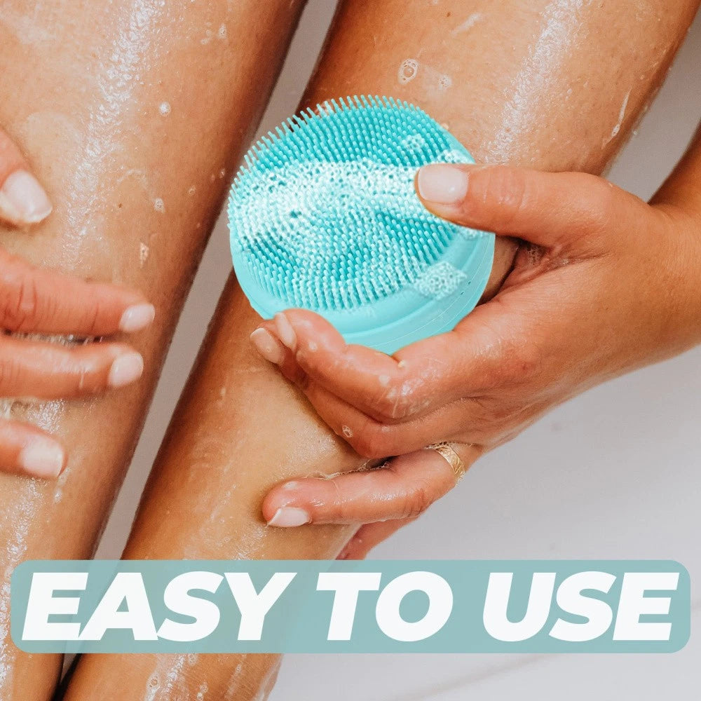 Bath Brush Silicone Exfoliating Reusable Body Scrubber