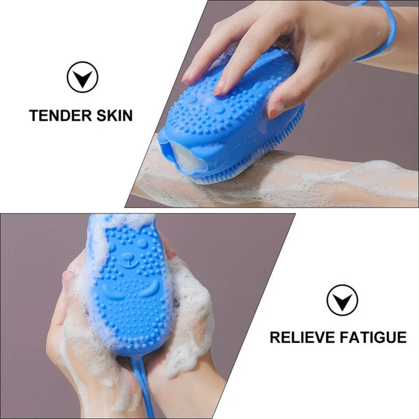 1 Pc Brush Strong Rub Mud Brush (Blue) Rub Mud Brush Bath Brush