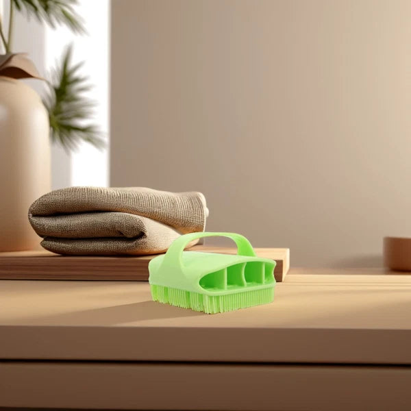 Silicone Bath Massage Brush Man Scrubber for Shower Men