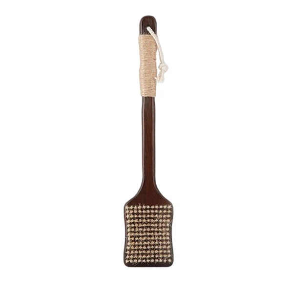 Ergonomic Massage Brush Wood Bath Exfoliating Brush  Skin Cleanser