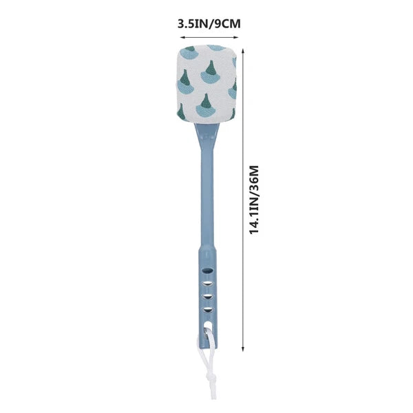 2 Pcs Scrub Bath Brush Back Shower Long Handle Scrubber for Use in