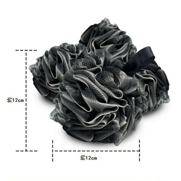 Large Bath Shower Scrub Exfoliating Body Brush Scrubber Sponge Ball Mesh Puff`-