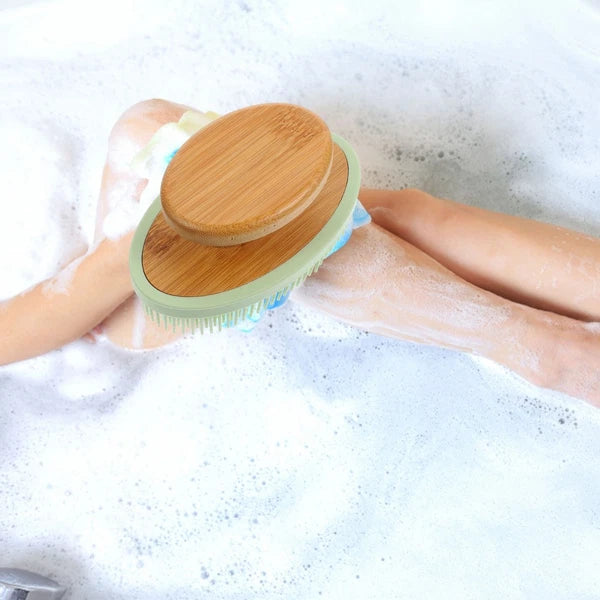 Bath Brush Silicone Body Scrubber Multi-functional Exfoliating Exfoliator