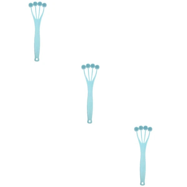 3 Count Exfoliating Bath Brush Miss Man Back Scrubber for Shower