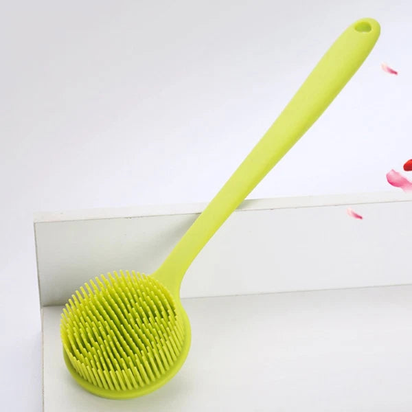 2 Count Bath Brush Man Body Exfoliator Silicone Shower Scrubber Back for