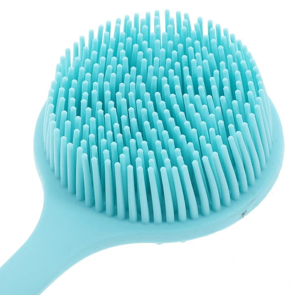 3 PCS Long Handle Bath Brush Silicone Exfoliator Body Scrubber Brushes Elderly