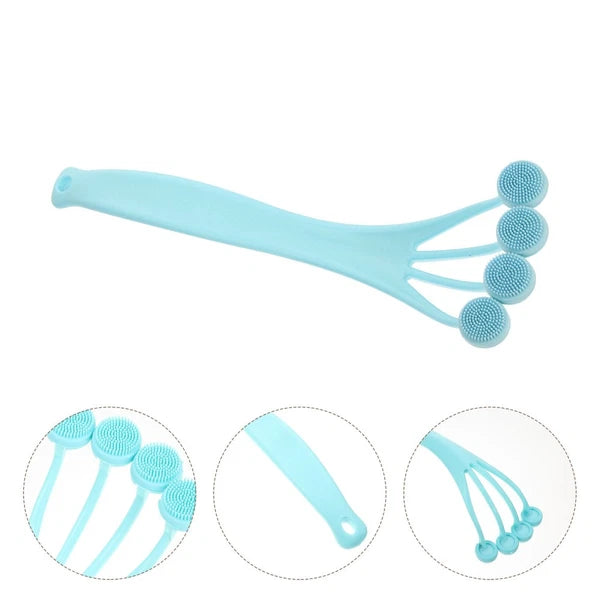 3 Count Exfoliating Bath Brush Miss Man Back Scrubber for Shower
