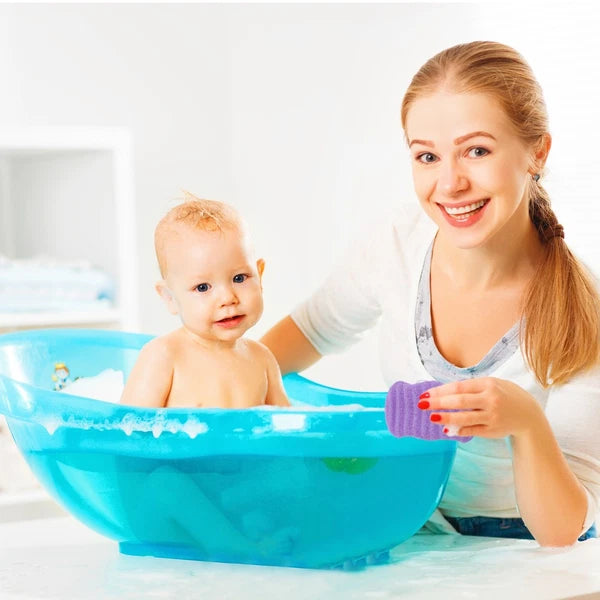 Exfoliating Body Scrubber Sponge Bath Brush For Deep Cleansing Shower Body