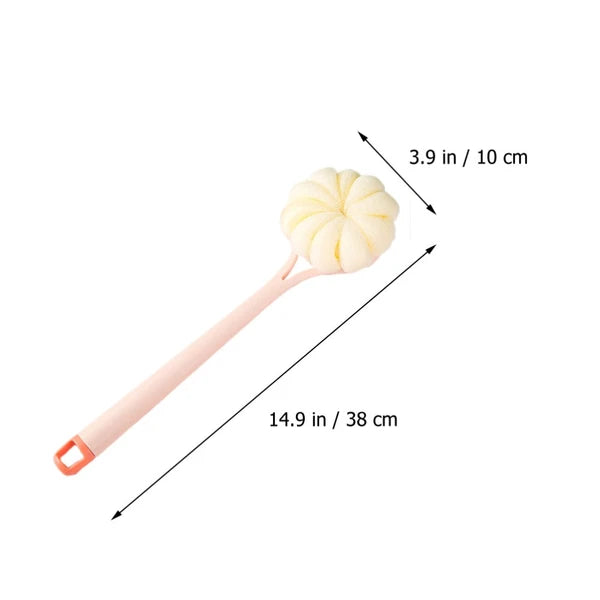 Bath Brush Shower Exfoliating Scrubber with Handle Body Exfoliator