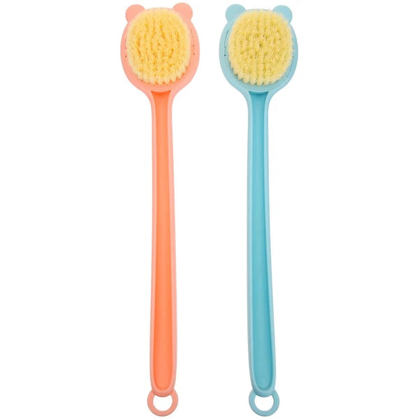 2 Pcs Bath Scrub Brush Man Body Exfoliator Exfoliating Back Scrubber