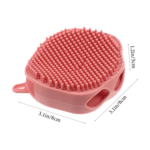 Bath Brush Skin Scrubber Exfoliator Exfoliating Body Travel Baby Silicone
