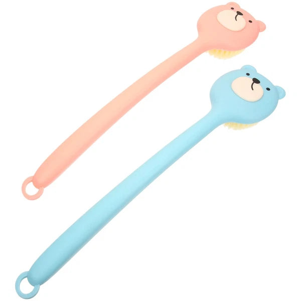 2 Pcs Bath Scrub Brush Man Body Exfoliator Exfoliating Back Scrubber