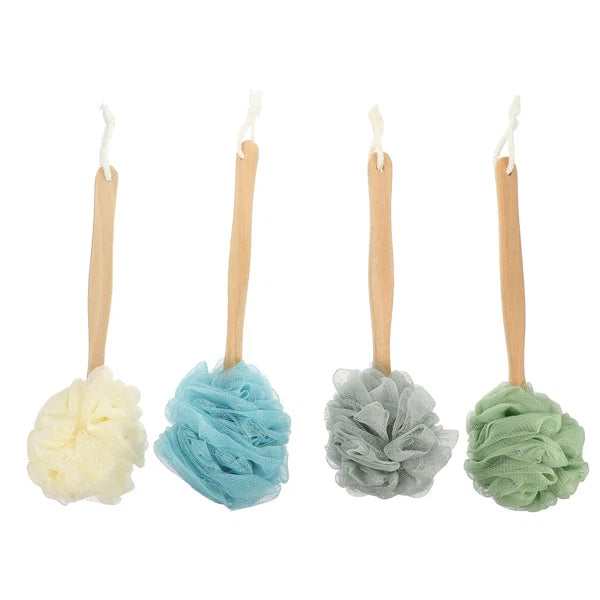 4 Pcs Bath Brush Rubs Back Miss Exfoliating Scrub Shower Body