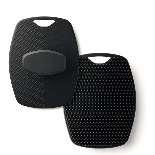 2PCS Exfoliating Cleansing Brush No Slip Handle Face Scrubber Wash Brush  Man