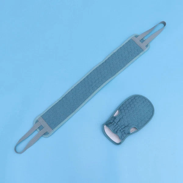 Bath Back Scrubber Bath Body Brush Exfoliating Bath Pads Bath Scrubber Glove