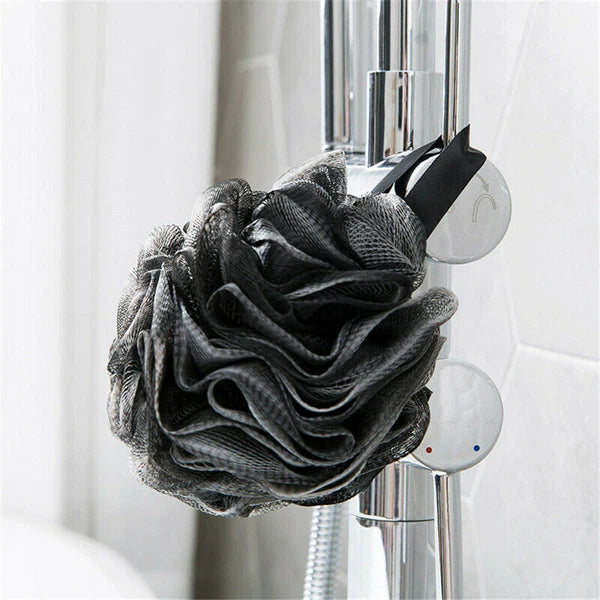 Large Bath Shower Scrub Exfoliating Body Brush Scrubber Sponge Ball Mesh Puff`-