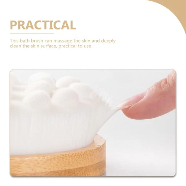 Long Handle Back Rubbing Cat Claw Brush Bath Body Scrubber Shower Exfoliating