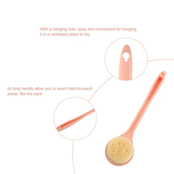 Long Handle Bath Brush Man Bathroom Back Scrubber Bathing Brushes for Men