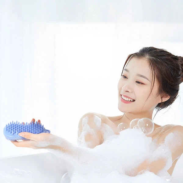 Bath Massage Child Body Scrubber Exfoliator Silicone Brushes