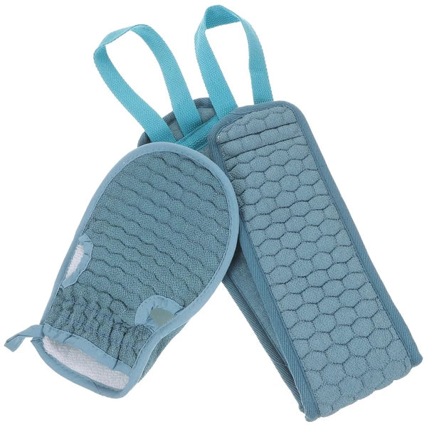 Bath Back Scrubber Bath Body Brush Exfoliating Bath Pads Bath Scrubber Glove