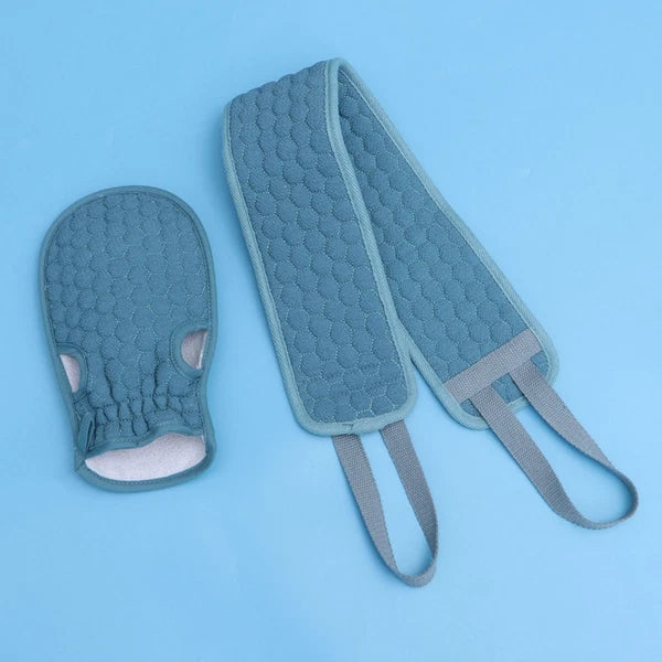 Bath Back Scrubber Bath Body Brush Exfoliating Bath Pads Bath Scrubber Glove