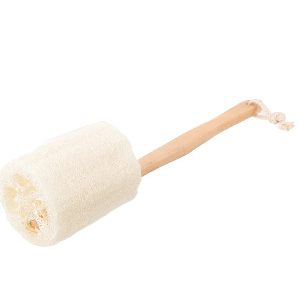 Loofah Shower Brush Body Scrub Exfoliator Handheld Cleansing Skin