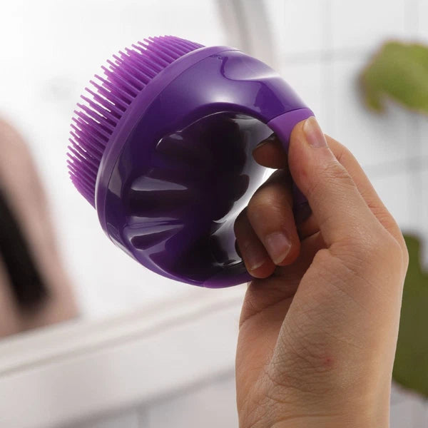 Bath Brush Child Man Soft Silicone Body Scrubber Exfoliating Shower