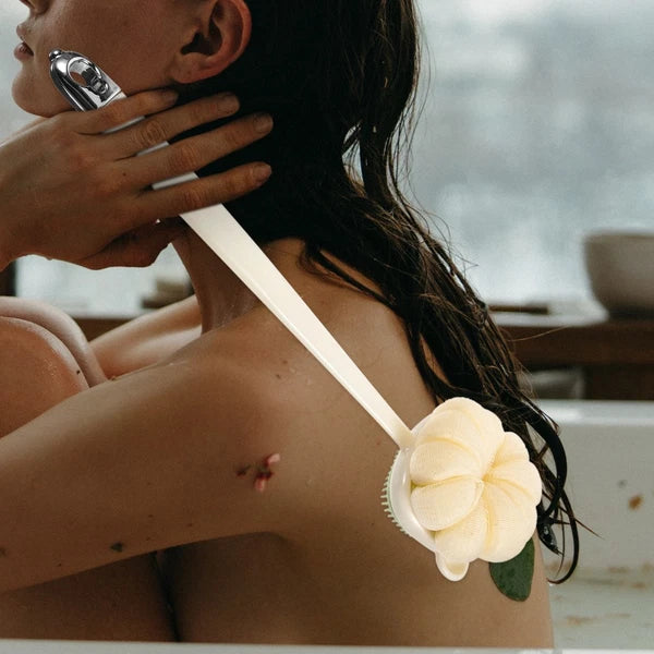 Back Rub Brush Body Exfoliator Bath Scrubber for Long Handle Shower