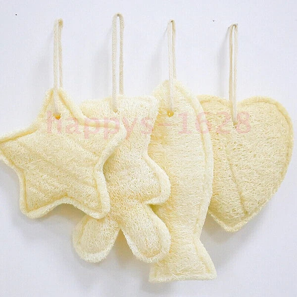 Body Exfoliating Loofah Back Scrubber Natural luffa Shower Bath Child Clean Skin