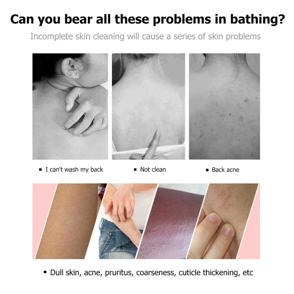 Massage Bath Brush Body Exfoliator Shower Scrubber Comb Double-sided