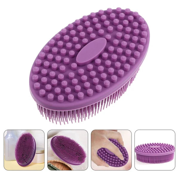 Baby Silicone Bathing Brush Skin Kids Cleaning Brush Scrubber