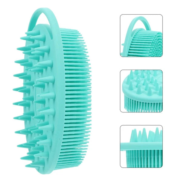 Bath Brush Work Silicone Body Shower Bathroom Scrubbing Exfoliating