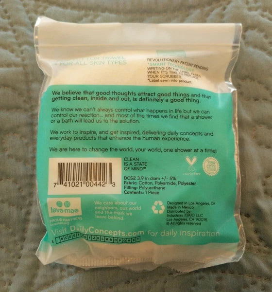 Daily Concepts Exfoliating Dual Texture Scrubber. New in Package