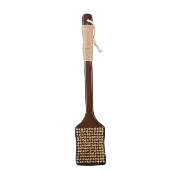 Ergonomic Massage Brush Wood Bath Exfoliating Brush  Skin Cleanser