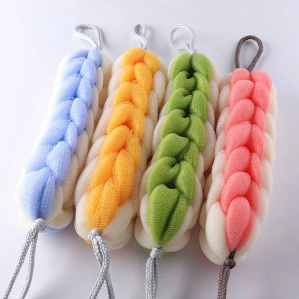 2 Pcs Bath Bar Miss Man Exfoliating Washcloth Back Scrubber Shower