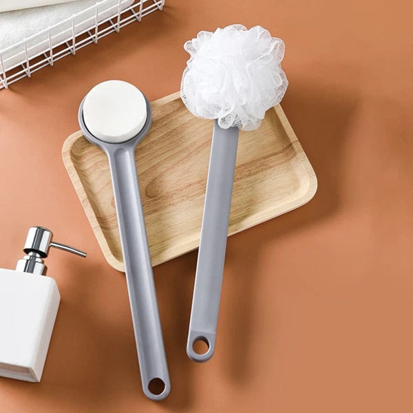 Bath Ball Brush Child Body Shower Scrubber Exfoliating Back with Handles