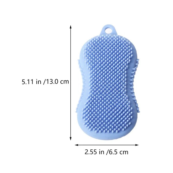 Bath Massage Child Body Scrubber Exfoliator Silicone Brushes