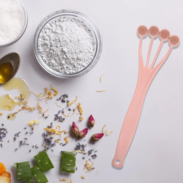 Exfoliating Bath Brush Back Scrubber Body for Shower Long Handle